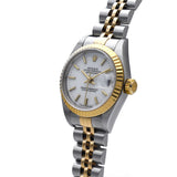 ロレックス デイトジャスト 79173 P番(2000年頃製造) ホワイト レディース 腕時計 自動巻き 中古 銀蔵