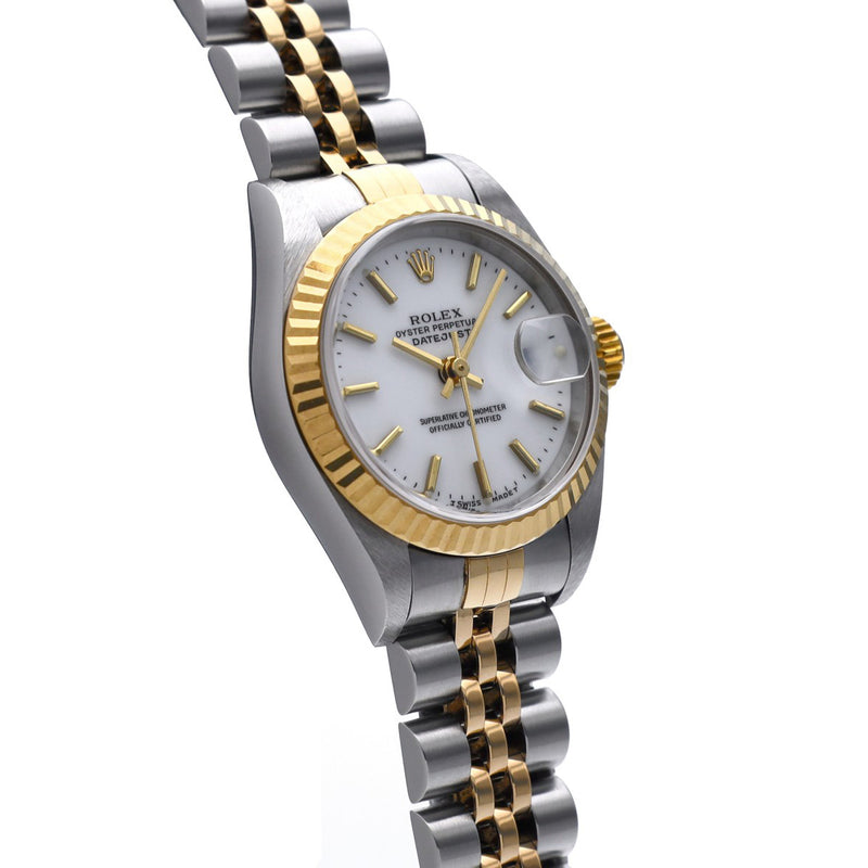 ロレックス デイトジャスト 79173 P番(2000年頃製造) ホワイト レディース 腕時計 自動巻き 中古 銀蔵