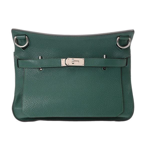 HERMES エルメス ジプシエール 34 マラカイト □G刻印(2003年頃) レディース トリヨンクレマンス ショルダーバッグ ABランク 中古 銀蔵