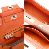 HERMES エルメス ヴァンキャトル ミニ オレンジ U刻印(2022年頃) レディース エバーカラー スイフト ハンドバッグ ABランク 中古 銀蔵