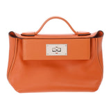 HERMES エルメス ヴァンキャトル ミニ オレンジ U刻印(2022年頃) レディース エバーカラー スイフト ハンドバッグ ABランク 中古 銀蔵