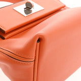 HERMES エルメス ヴァンキャトル ミニ オレンジ U刻印(2022年頃) レディース エバーカラー スイフト ハンドバッグ ABランク 中古 銀蔵