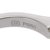 HARRY WINSTON ハリーウィンストン ラウンドペアシェイプ ソリティリング 1.03ct #45 5号 レディース Pt950プラチナ リング・指輪 Aランク 中古 銀蔵