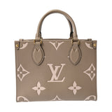 LOUIS VUITTON ルイヴィトン モノグラムアンプラント オンザゴー PM 2WAY トゥルトレール/クレーム M45779 レディース レザー ハンドバッグ Aランク 中古 銀蔵