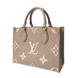 LOUIS VUITTON ルイヴィトン モノグラムアンプラント オンザゴー PM 2WAY トゥルトレール/クレーム M45779 レディース レザー ハンドバッグ Aランク 中古 銀蔵