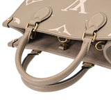 LOUIS VUITTON ルイヴィトン モノグラムアンプラント オンザゴー PM 2WAY トゥルトレール/クレーム M45779 レディース レザー ハンドバッグ Aランク 中古 銀蔵
