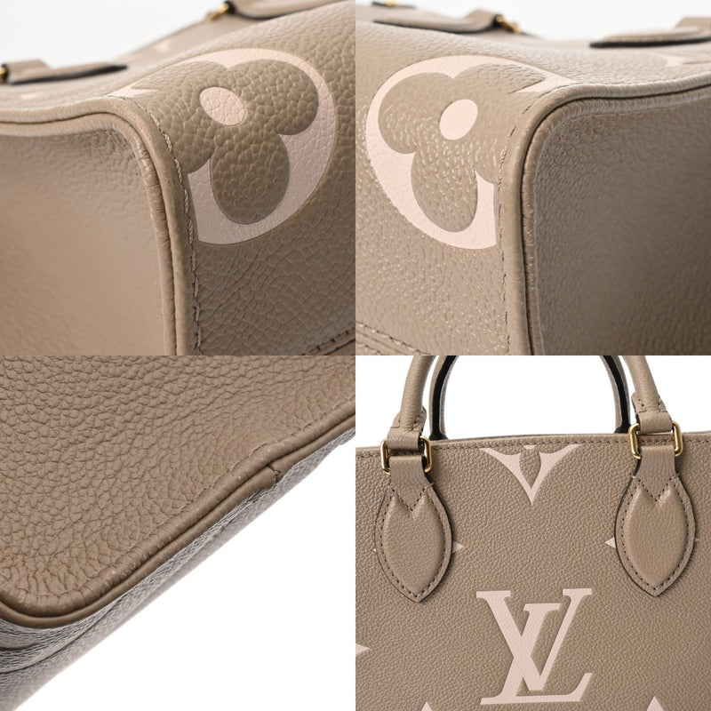 LOUIS VUITTON ルイヴィトン モノグラムアンプラント オンザゴー PM 2WAY トゥルトレール/クレーム M45779 レディース レザー ハンドバッグ Aランク 中古 銀蔵