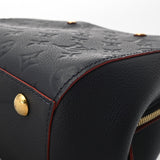 LOUIS VUITTON ルイヴィトン モノグラムアンプラント モンテーニュ BB 2WAY マリーヌルージュ M42747 レディース レザー ハンドバッグ Aランク 中古 銀蔵