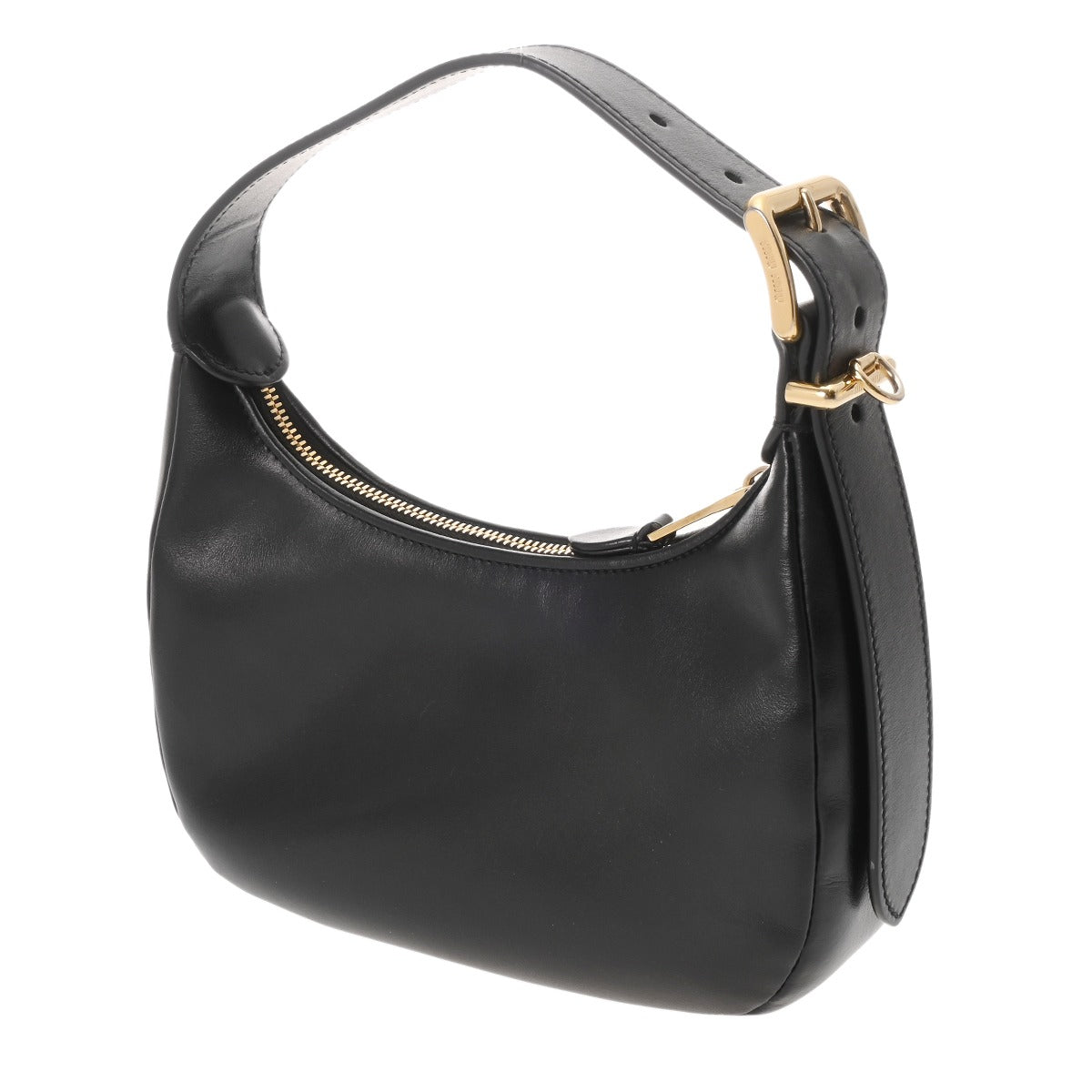 ミュウミュウ ホーボーバッグ 2WAY ブラック レディース レザー