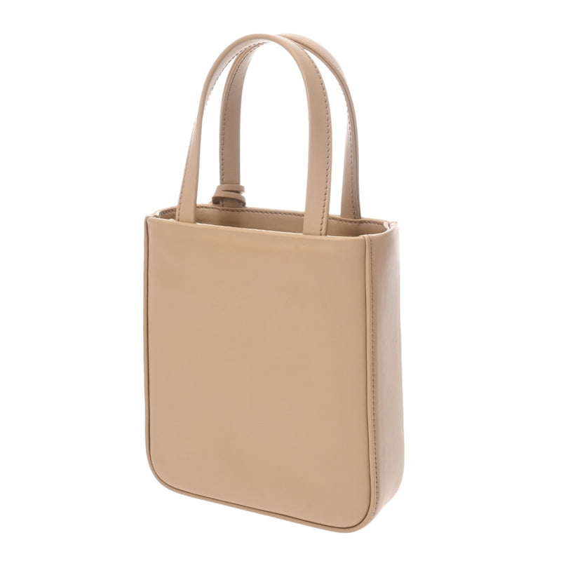 MIUMIU ミュウミュウ フラワーモチーフ 2WAY ベージュ レディース カーフ ハンドバッグ Aランク 中古 銀蔵