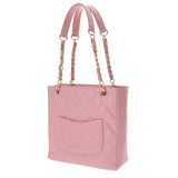 CHANEL シャネル PST プチショッピングトート ピンク レディース キャビアスキン トートバッグ ABランク 中古 銀蔵