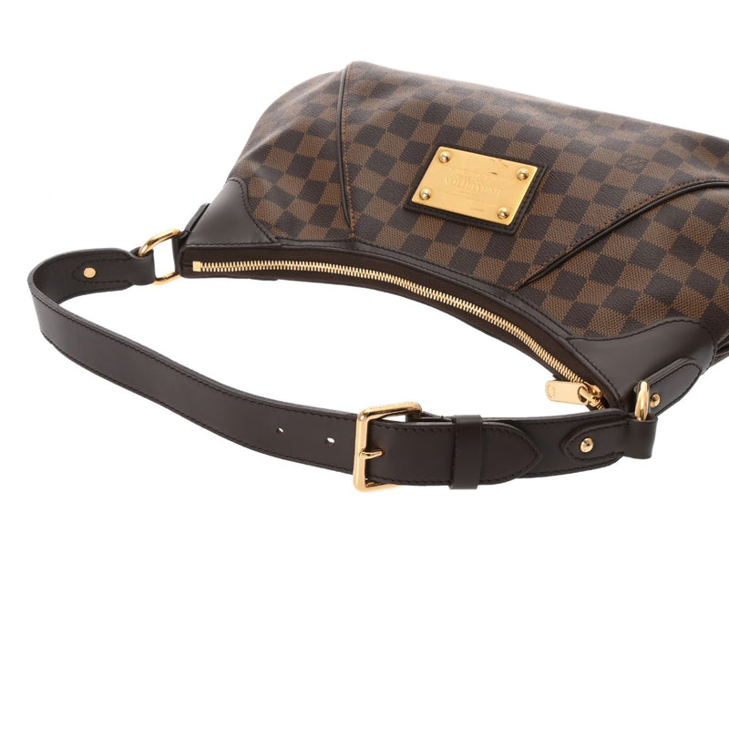 LOUIS VUITTON ルイヴィトン ダミエ テムズ GM ブラウン N48181 レディース ダミエキャンバス セミショルダーバッグ Aランク 中古 銀蔵