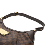 LOUIS VUITTON ルイヴィトン ダミエ テムズ GM ブラウン N48181 レディース ダミエキャンバス セミショルダーバッグ Aランク 中古 銀蔵