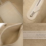 HERMES エルメス ガーデンパーティ PM ホワイト □N刻印(2010年頃) レディース ネゴンダ ハンドバッグ Bランク 中古 銀蔵