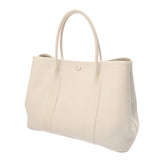 HERMES エルメス ガーデンパーティ PM ホワイト □N刻印(2010年頃) レディース ネゴンダ ハンドバッグ Bランク 中古 銀蔵