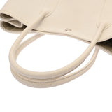 HERMES エルメス ガーデンパーティ PM ホワイト □N刻印(2010年頃) レディース ネゴンダ ハンドバッグ Bランク 中古 銀蔵