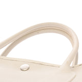 HERMES エルメス ガーデンパーティ PM ホワイト □N刻印(2010年頃) レディース ネゴンダ ハンドバッグ Bランク 中古 銀蔵