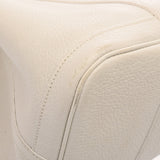 HERMES エルメス ガーデンパーティ PM ホワイト □N刻印(2010年頃) レディース ネゴンダ ハンドバッグ Bランク 中古 銀蔵