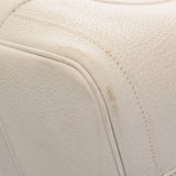 HERMES エルメス ガーデンパーティ PM ホワイト □N刻印(2010年頃) レディース ネゴンダ ハンドバッグ Bランク 中古 銀蔵