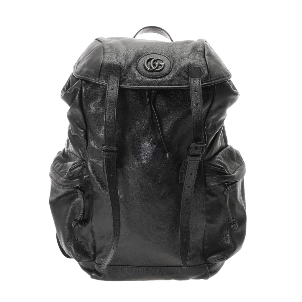 グッチ ダブルG バックパック ブラック メンズ レザー リュック