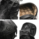 GUCCI グッチ ダブルG バックパック ブラック 725657 メンズ レザー リュック・デイパック Aランク 中古 銀蔵