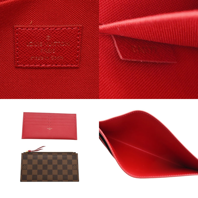 LOUIS VUITTON ルイヴィトン ダミエ ポシェットフェリシー ブラウン N63032 レディース ダミエキャンバス ショルダーバッグ ABランク 中古 銀蔵