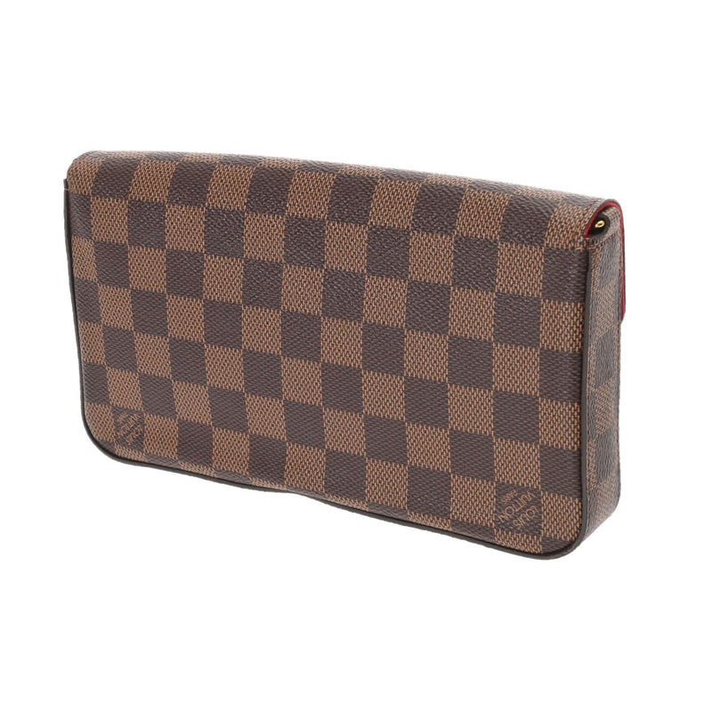 LOUIS VUITTON ルイヴィトン ダミエ ポシェットフェリシー ブラウン N63032 レディース ダミエキャンバス ショルダーバッグ ABランク 中古 銀蔵
