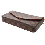 LOUIS VUITTON ルイヴィトン ダミエ ポシェットフェリシー ブラウン N63032 レディース ダミエキャンバス ショルダーバッグ ABランク 中古 銀蔵