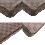 LOUIS VUITTON ルイヴィトン ダミエ ポシェットフェリシー ブラウン N63032 レディース ダミエキャンバス ショルダーバッグ ABランク 中古 銀蔵