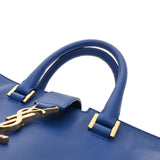 SAINT LAURENT サンローラン ベイビーカバス 2WAY ブルー 394461 レディース レザー ハンドバッグ Aランク 中古 銀蔵