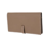 HERMES エルメス ベアンスフレ エトゥープ Y刻印(2020年頃) レディース ヴォーエプソン 長財布 Aランク 中古 銀蔵