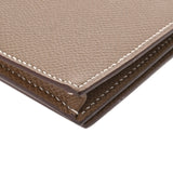 HERMES エルメス ベアンスフレ エトゥープ Y刻印(2020年頃) レディース ヴォーエプソン 長財布 Aランク 中古 銀蔵