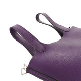 HERMES エルメス ピコタン ロックPM カシス □P刻印(2012年頃) レディース トリヨンクレマンス ハンドバッグ Aランク 中古 銀蔵