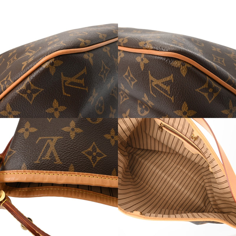 LOUIS VUITTON ルイヴィトン モノグラム ディライトフル MM 新型 ブラウン M50156 レディース モノグラムキャンバス セミショルダーバッグ Aランク 中古 銀蔵