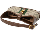 GUCCI グッチ ジャッキー1961 ミニバッグ ベージュ/エボニー 637092 レディース GGスプリームキャンバス レザー ショルダーバッグ 新同 中古 銀蔵