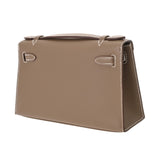 HERMES エルメス ポシェットケリー エトゥープ W刻印(2024年頃) レディース ヴォースイフト ハンドバッグ 未使用 銀蔵