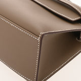 HERMES エルメス ポシェットケリー エトゥープ W刻印(2024年頃) レディース ヴォースイフト ハンドバッグ 未使用 銀蔵