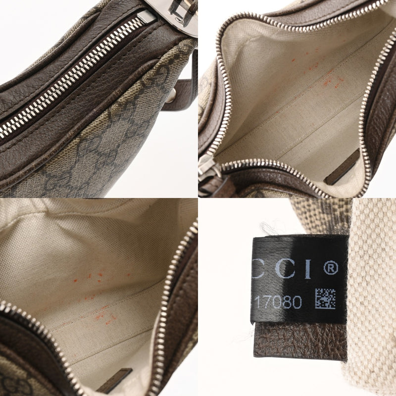 GUCCI グッチ GGスプリーム アタッシェ 2WAY ベージュ 696010 レディース GGスプリームキャンバス レザー ショルダーバッグ ABランク 中古 銀蔵