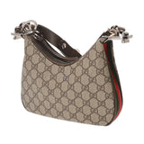 GUCCI グッチ GGスプリーム アタッシェ 2WAY ベージュ 696010 レディース GGスプリームキャンバス レザー ショルダーバッグ ABランク 中古 銀蔵