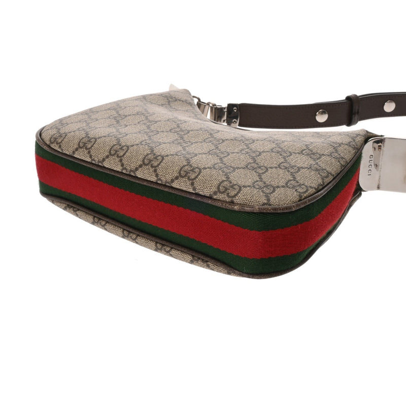 GUCCI グッチ GGスプリーム アタッシェ 2WAY ベージュ 696010 レディース GGスプリームキャンバス レザー ショルダーバッグ ABランク 中古 銀蔵