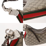 GUCCI グッチ GGスプリーム アタッシェ 2WAY ベージュ 696010 レディース GGスプリームキャンバス レザー ショルダーバッグ ABランク 中古 銀蔵