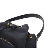PRADA プラダ 巾着 2WAY ネイビー ユニセックス ナイロン ショルダーバッグ ABランク 中古 銀蔵
