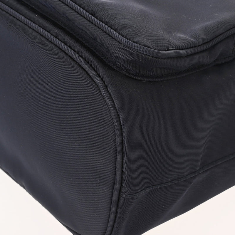 PRADA プラダ 巾着 2WAY ネイビー ユニセックス ナイロン ショルダーバッグ ABランク 中古 銀蔵