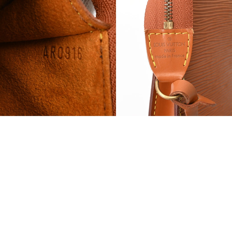 LOUIS VUITTON ルイヴィトン エピ ポシェット アクセソワール ジパングゴールド M52948 レディース レザー アクセサリーポーチ Aランク 中古 銀蔵