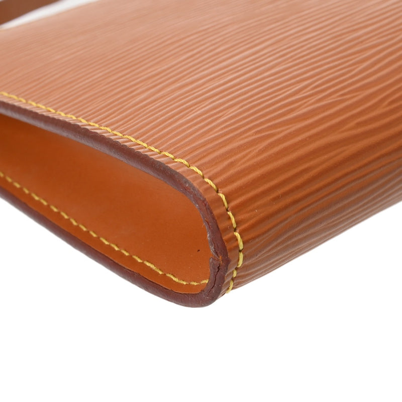 LOUIS VUITTON ルイヴィトン エピ ポシェット アクセソワール ジパングゴールド M52948 レディース レザー アクセサリーポーチ Aランク 中古 銀蔵