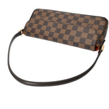 LOUIS VUITTON ルイヴィトン ダミエ レコレータ セミショルダー ブラウン N51299 レディース ダミエキャンバス ハンドバッグ Aランク 中古 銀蔵