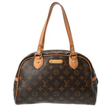LOUIS VUITTON ルイヴィトン モノグラム モントルグイユ PM ブラウン M95565 レディース モノグラムキャンバス ハンドバッグ ABランク 中古 銀蔵