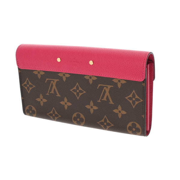 LOUIS VUITTON ルイヴィトン モノグラム ポルトフォイユ パラス フリージア M62399 レディース モノグラムキャンバス レザー 長財布 Aランク 中古 銀蔵