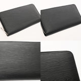 LOUIS VUITTON ルイヴィトン エピ ジッピーウォレット ノワール M61857 ユニセックス レザー 長財布 Aランク 中古 銀蔵