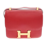 HERMES エルメス コンスタンス3 24 ルージュカザック A刻印(2017年頃) レディース ヴォーエプソン ショルダーバッグ ABランク 中古 銀蔵